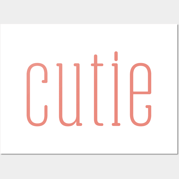 Cutie Tee Wall Art by LittleMissy